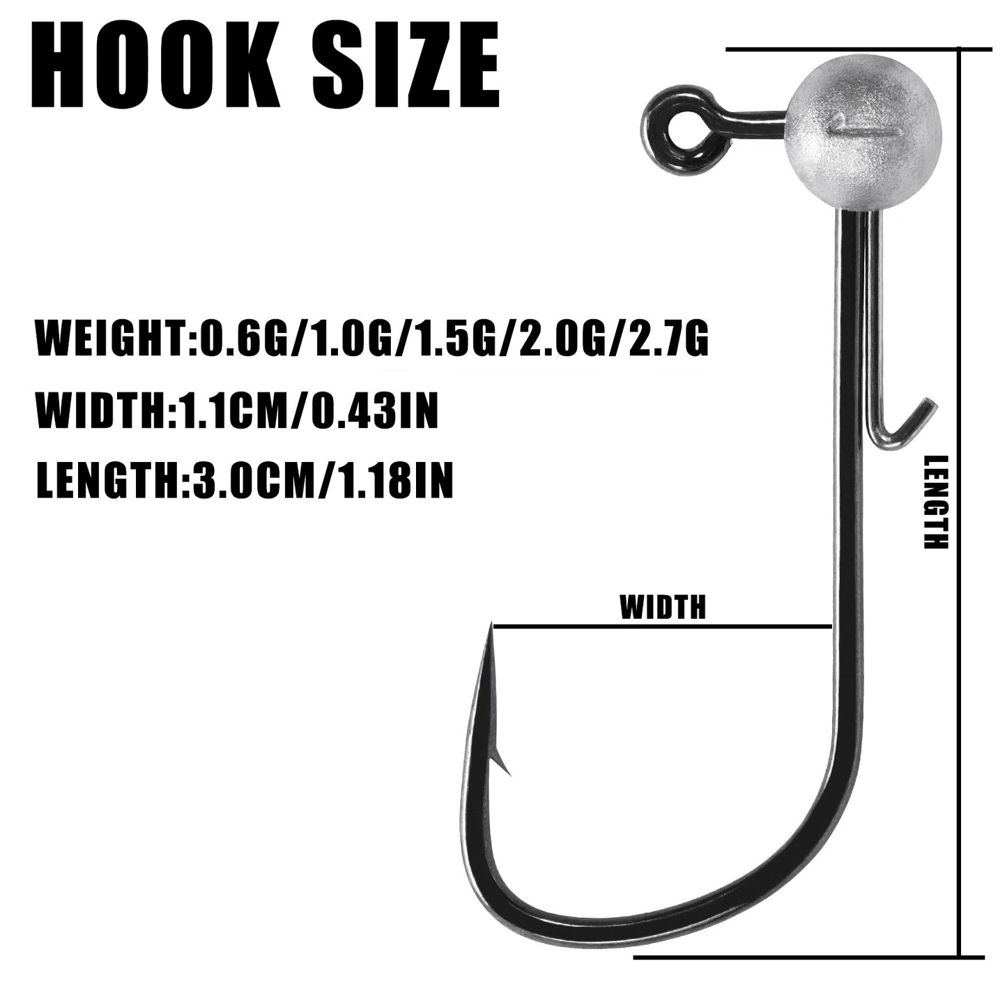 A Micro Jig Head Hook