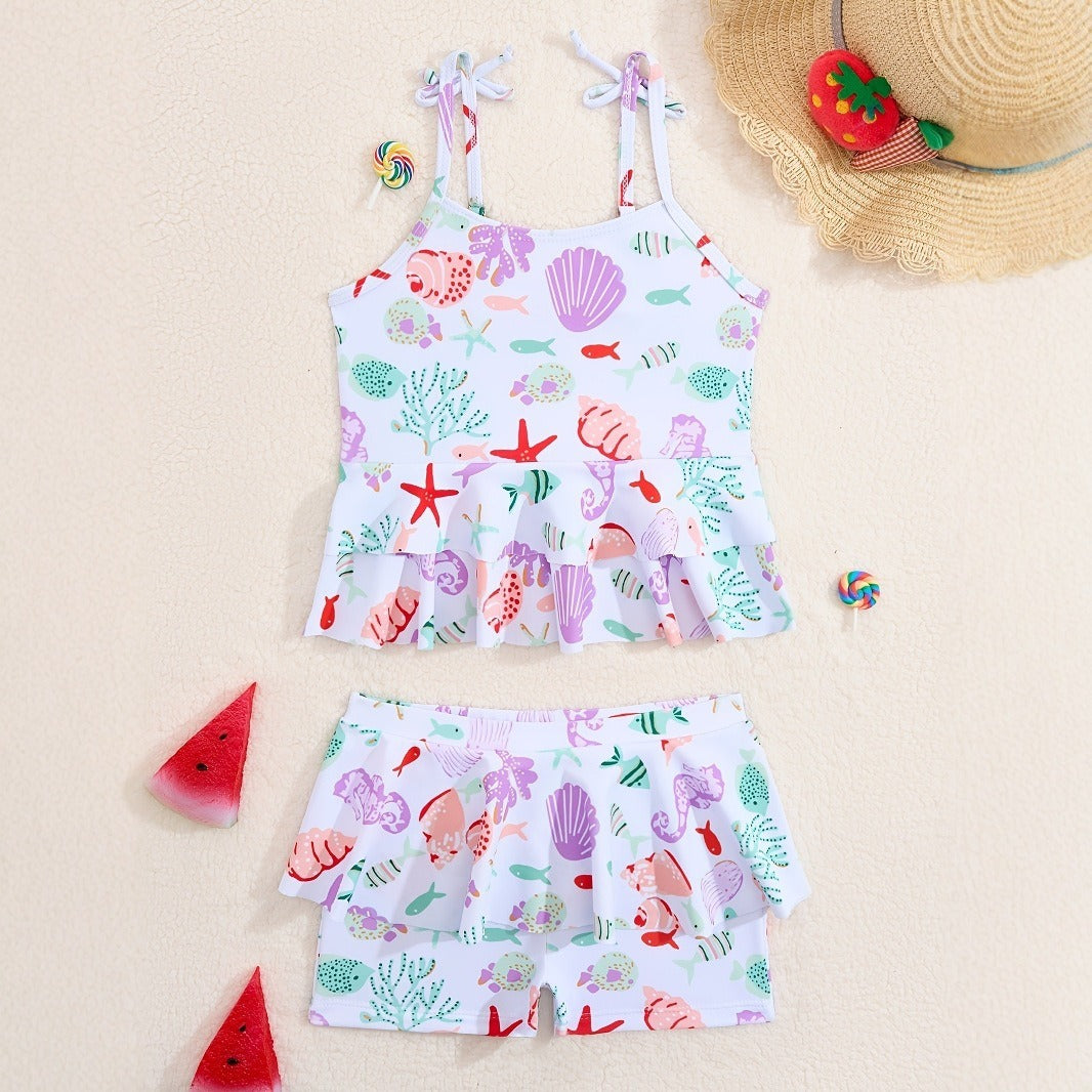 A children's swimsuit girl split - Mixbatch