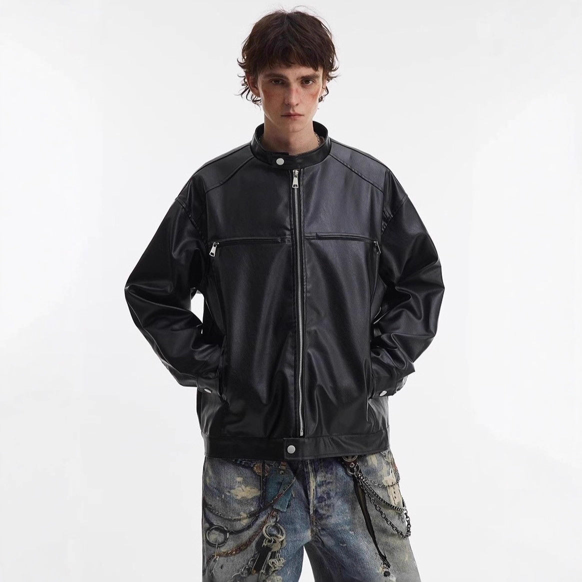 A leather jacket