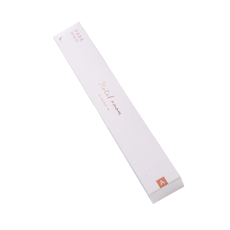 Star hotel special disposable toothbrush with toothpaste comb toiletries set hotel homestay