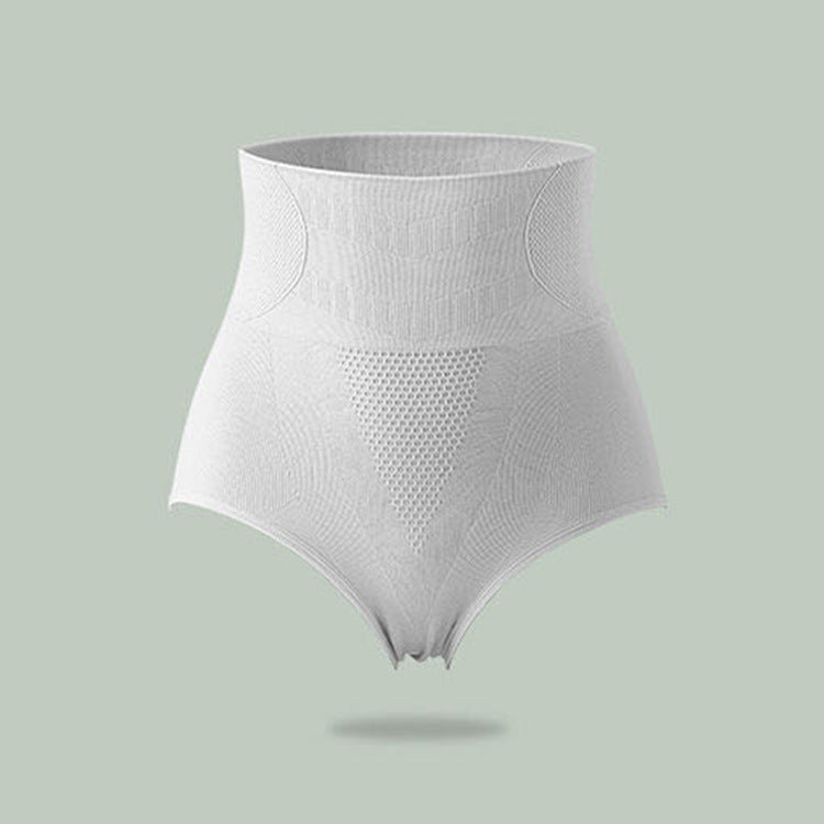 A Honeycomb High Waist 3D Hip Lift Panties Honeycomb Belly Sculpting Seamless Graphene Triangles Ladies