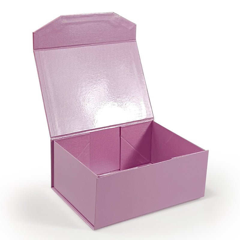 A Magnet flip gift box, holiday gift exquisite gift packaging box, cross-border foreign trade folding cardboard box