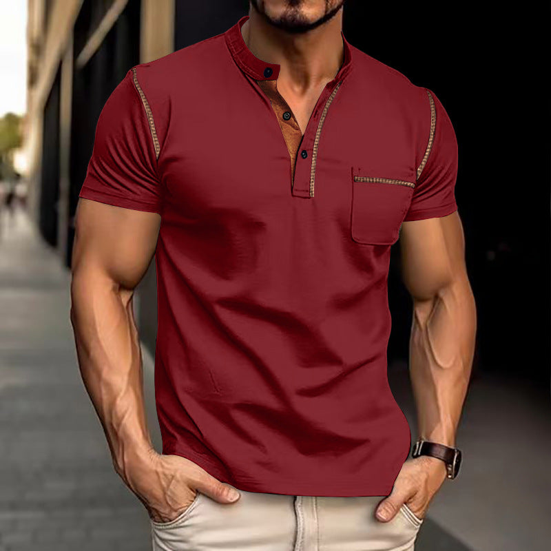 A men's short sleeves