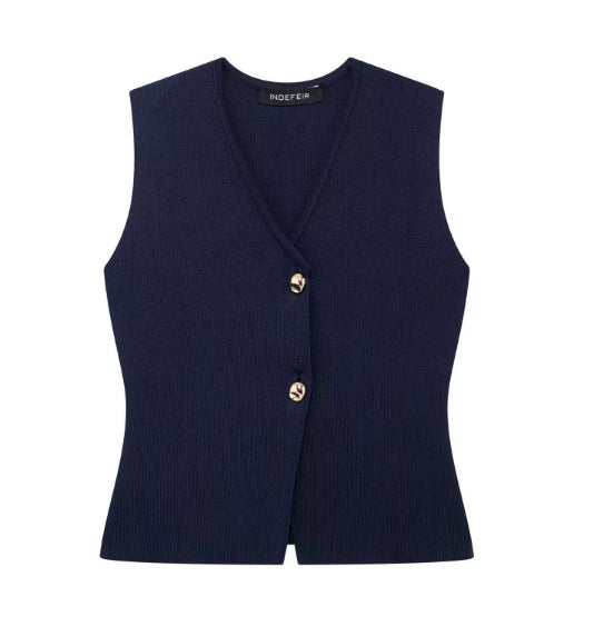 A vest vest skirt set