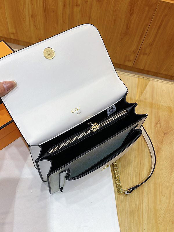 A Portable printing light luxury high-end single shoulder retro diagonal cross-border foreign style versatile letter cross-border - Mixbatch