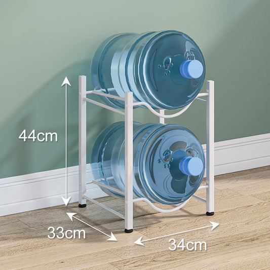 رف دلو بثلاث طبقات، صف واحد وصفين، لوضع دلو موزع المياه