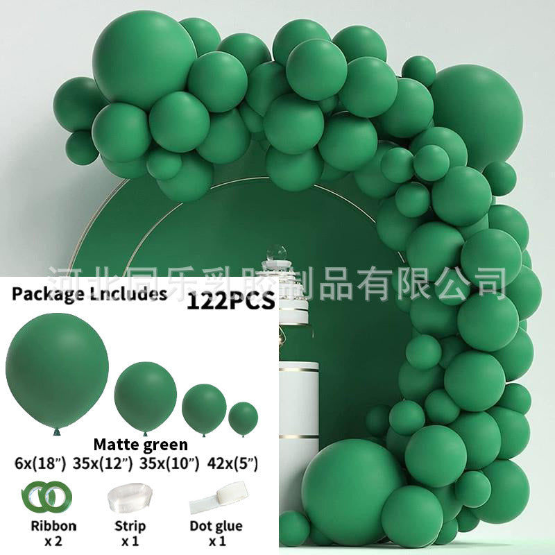 A latex balloon set
