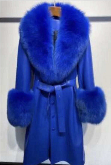 A leather coat