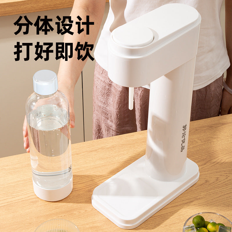 A Sparkling water Soda water Beverage machine
