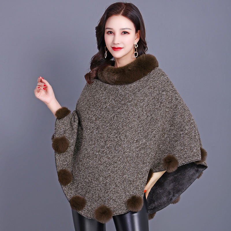 A faux fur jacket
