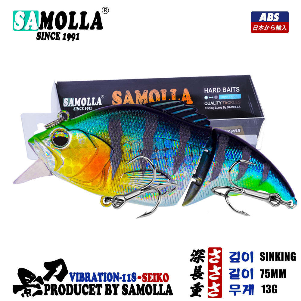 A Realistic Multi-section Swimbait Slow Sinking