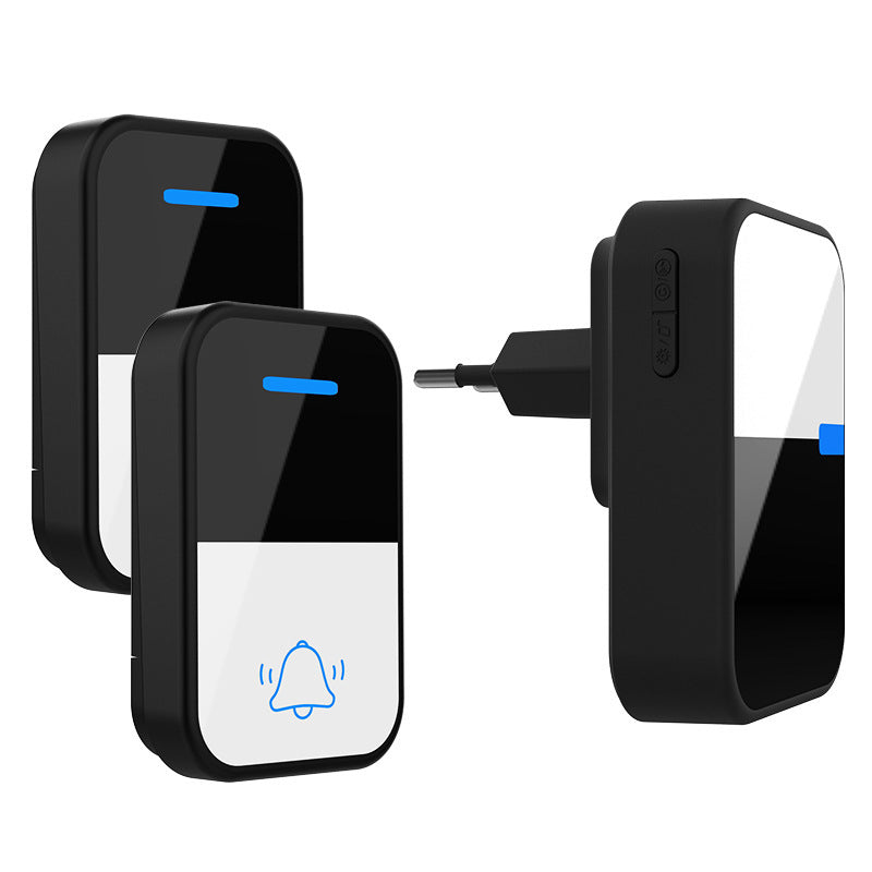 A new self-generating household wireless electronic doorbell four-level large volume waterproof wiring-free one-to-two electronic call