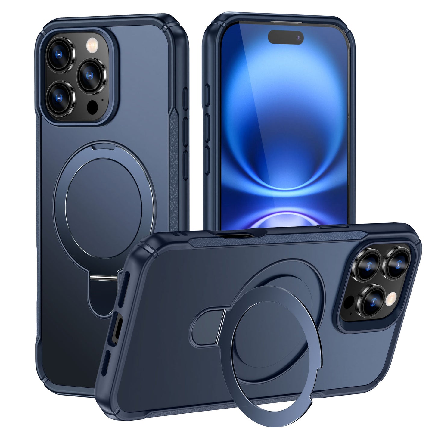 A Magnetic Ring Holder Phone Case
