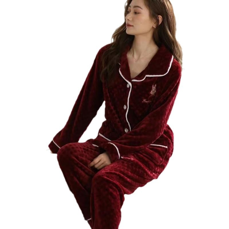 A thermal pajama set