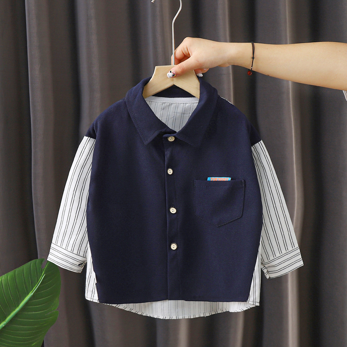 A Boys Long Sleeve Shirt