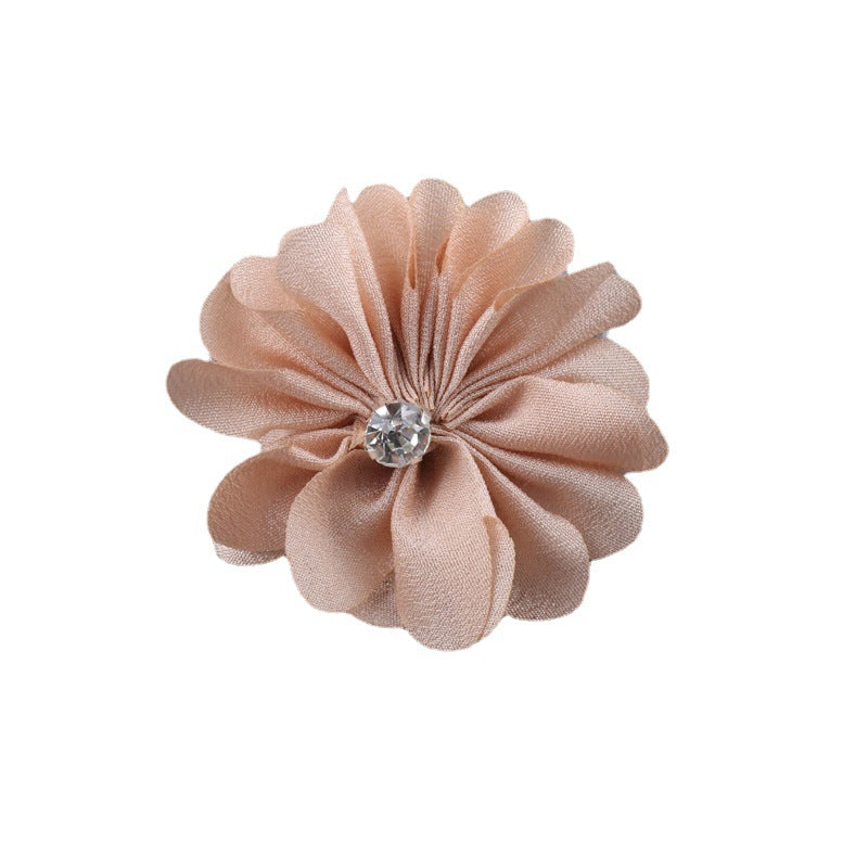 A Korean fabric DIY handmade hair accessories head accessories hot brick litmus flower jewelry accessories brooch flower - Mixbatch