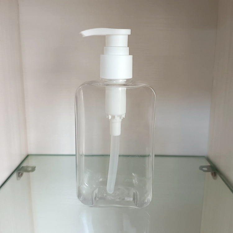 A 300ml transparent bottle Pet cat and dog fragrant body wash bottle PETG sub-packaging 200ml square plastic dilution bottle - Mixbatch