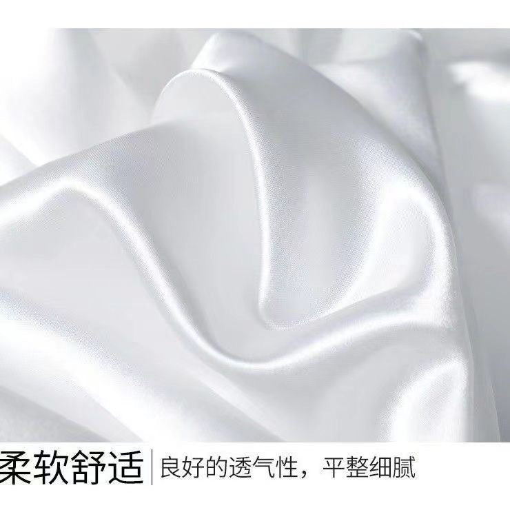A solid color pillowcase