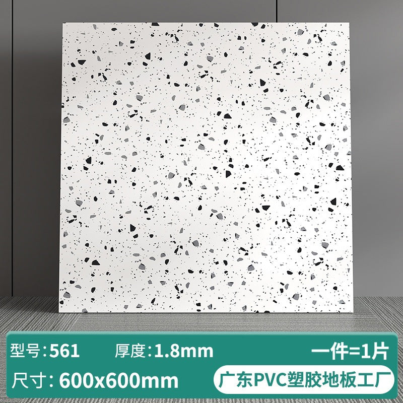 A pvc stone plastic floor self-adhesive plastic floor leather cement floor directly paving renovation wear-resistant waterproof flame retardant