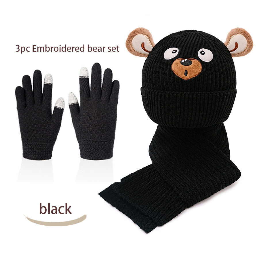 A Children's Hat Scarf Glove Set