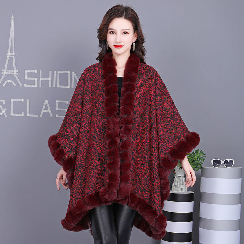 A faux fur jacket