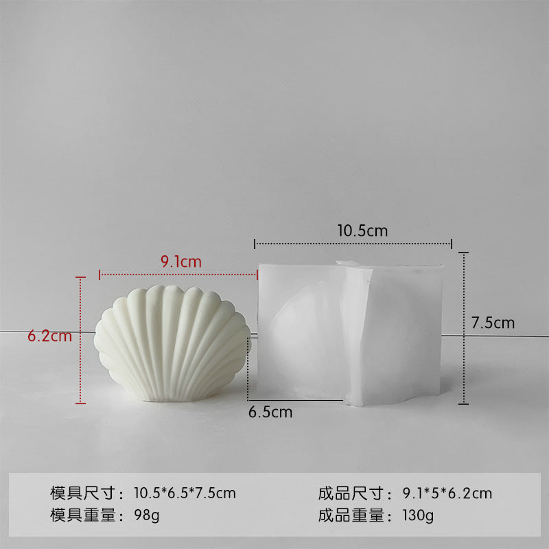 A shell silicone mold