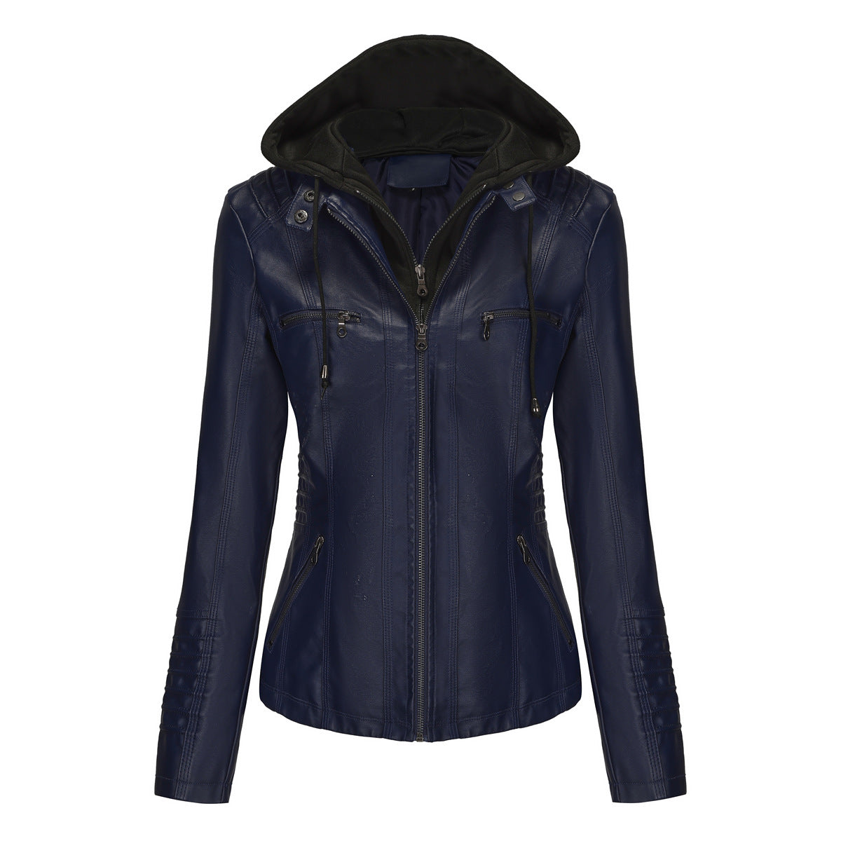 A Ladies PU Leather Jacket