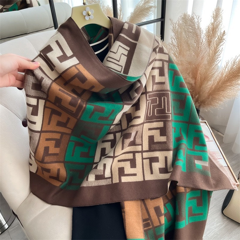 A scarf a warm shawl