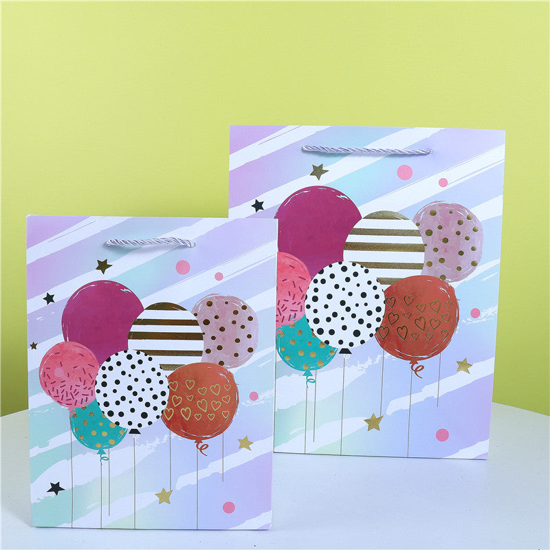 A Birthday Party Series Gift Bag Balloon White Card Tote Bag Party Gift Bag Spot