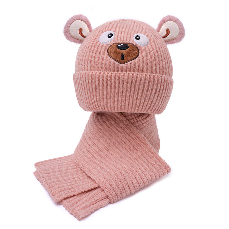 A Children's Hat Scarf Glove Set