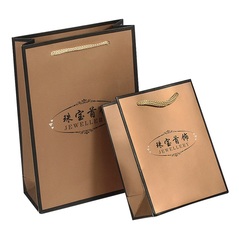 A jewelry tote bag paper customization