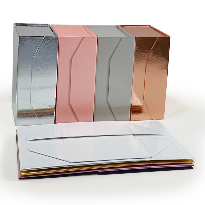 A Magnet flip gift box, holiday gift exquisite gift packaging box, cross-border foreign trade folding cardboard box