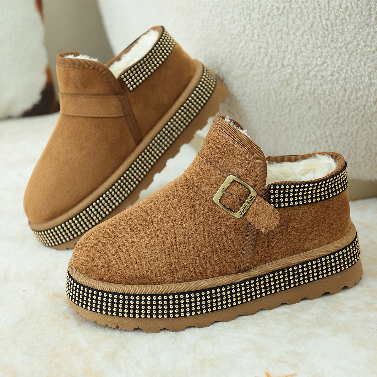 A warm snow boot