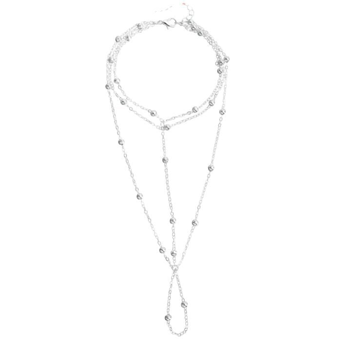 Exotic retro fashion multi-layer fringed anklet female metal chain fairy gas court ethnic wind beach photo