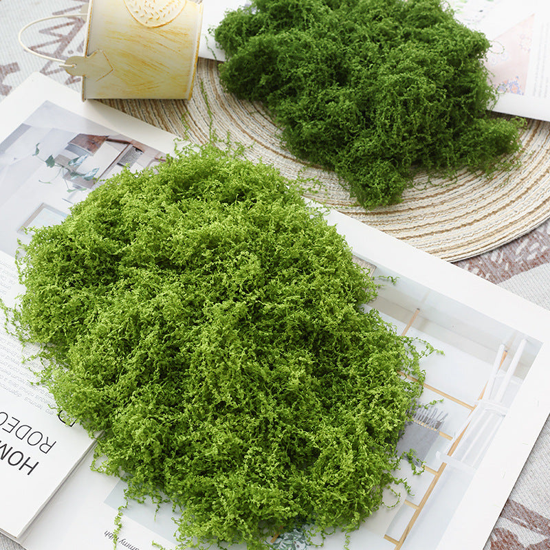A simulated moss turf bionic artificial fake moss micro-landscape arrangement ornament lawn bonsai potted plant pavement landscaping