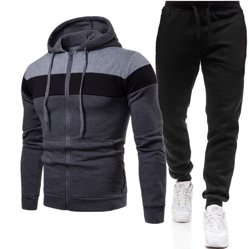A men's sweater suit