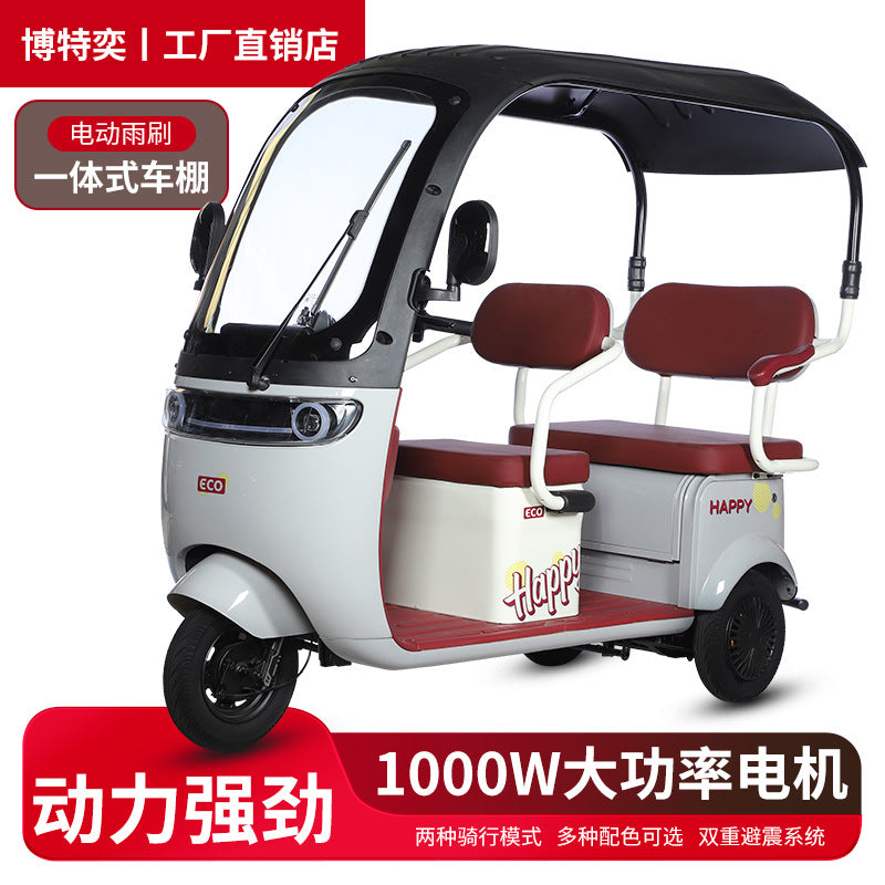 A electric tricycle
