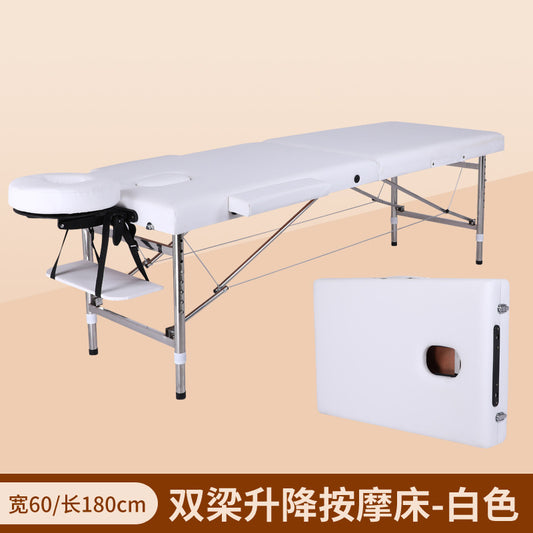 A Adjustable massage table folding portable