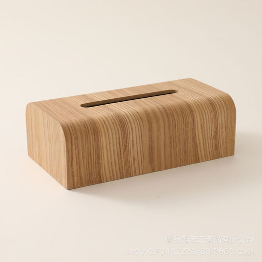 A Wooden tissue box