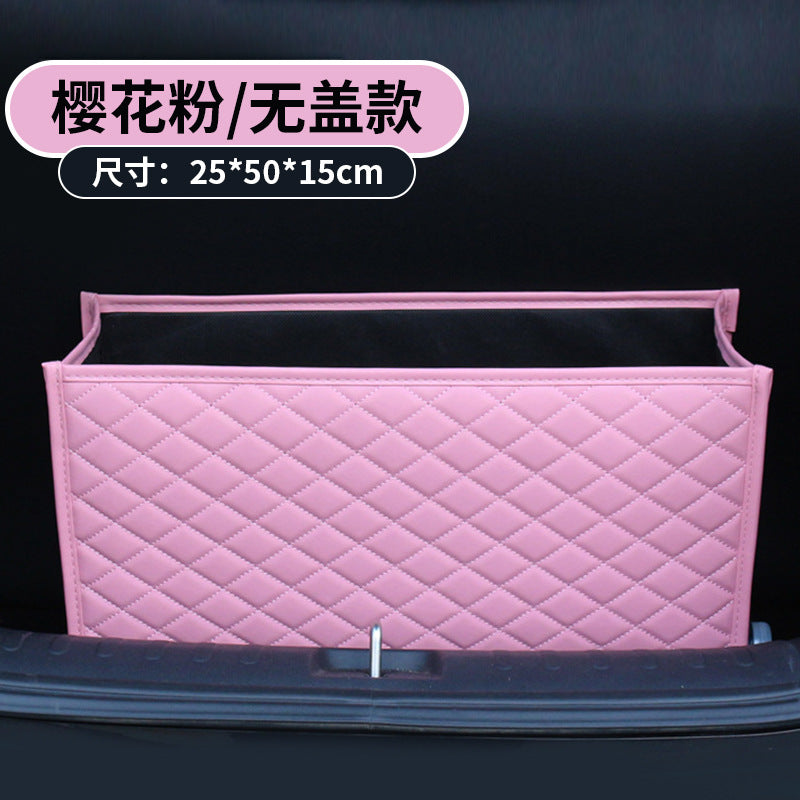 A trunk leather storage box