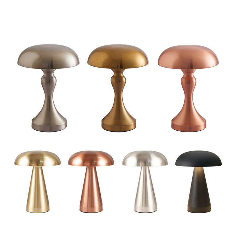 A decorative table lamp