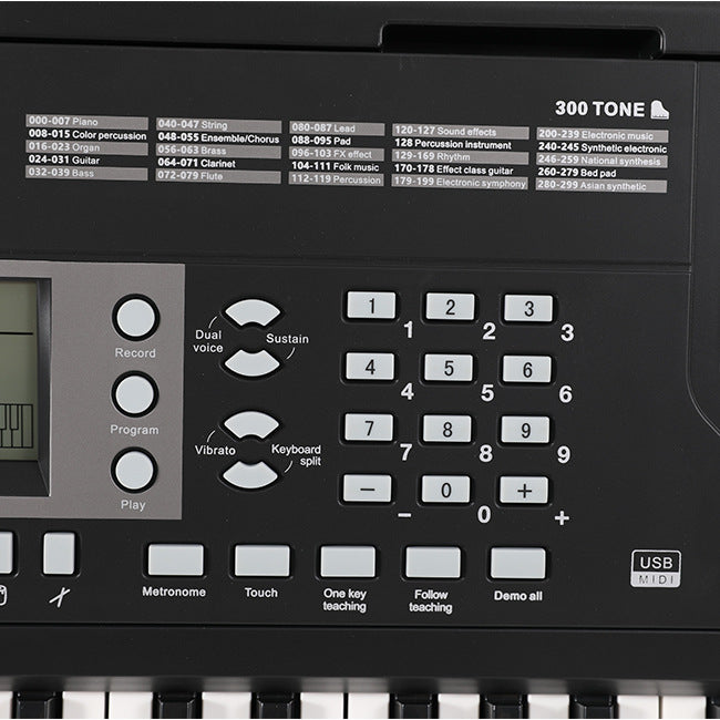 A English version of electronic organ