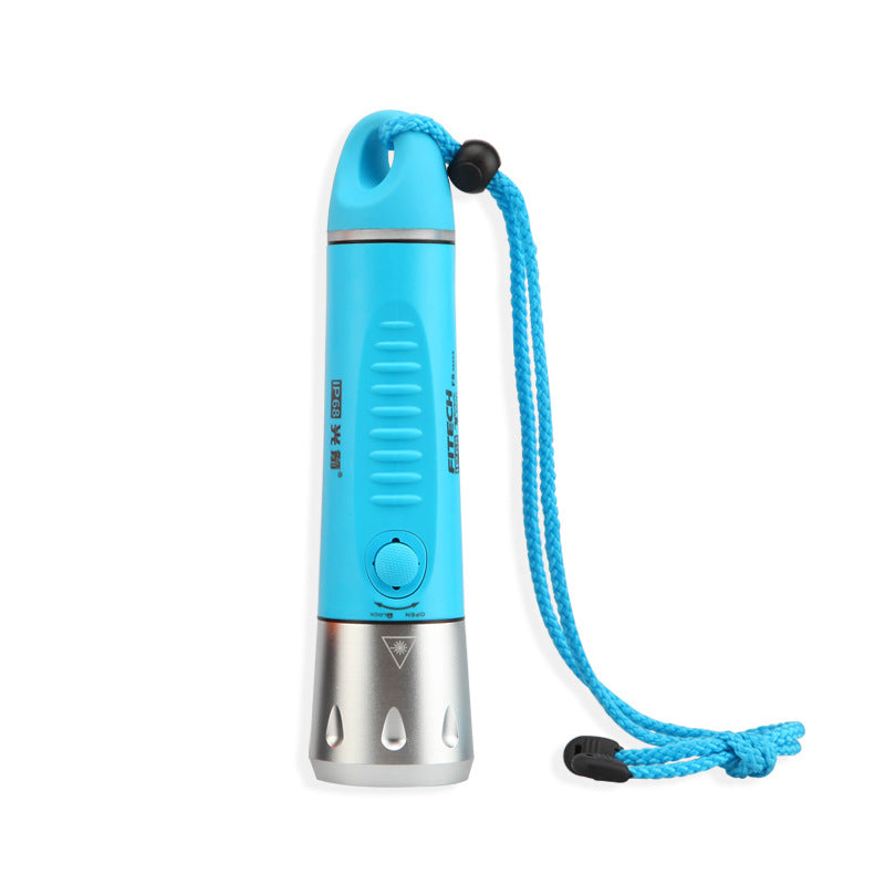 A F8 Submersible Flashlight Rechargeable LED