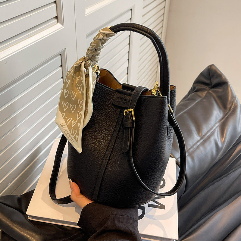 A shoulder messenger bag