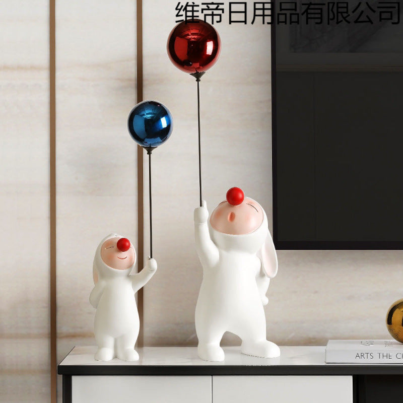 A rabbit ornament