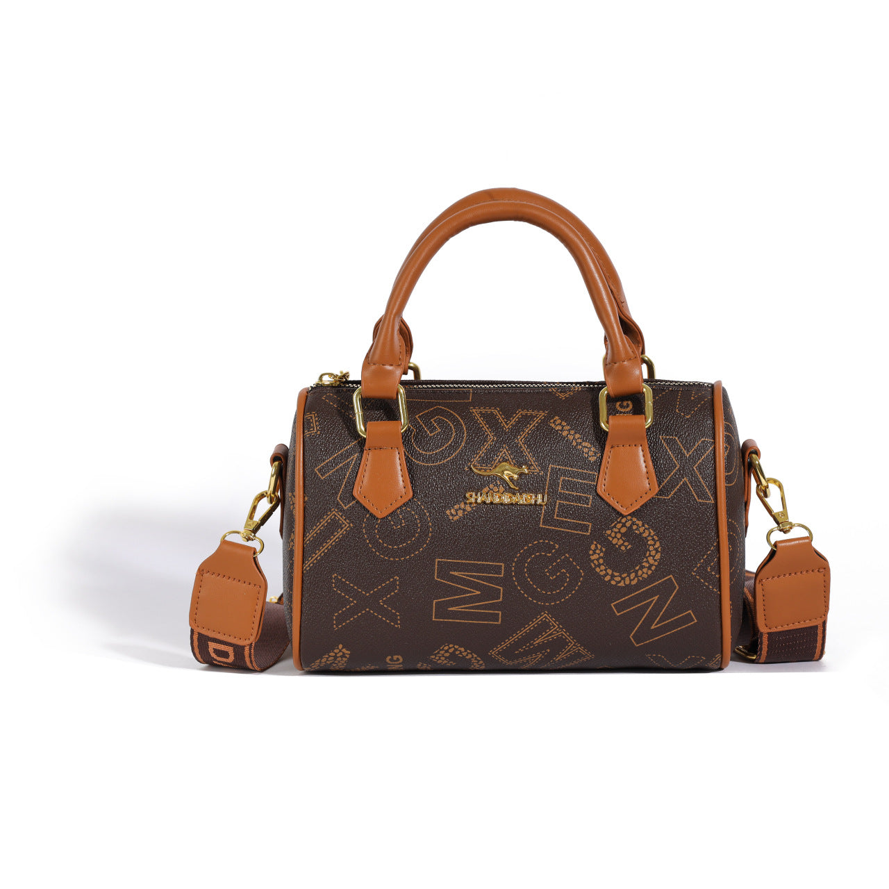 A new foreign style shoulder bag, messenger bag, pillow bag, retro printed letter handbag, versatile fashion women's bag