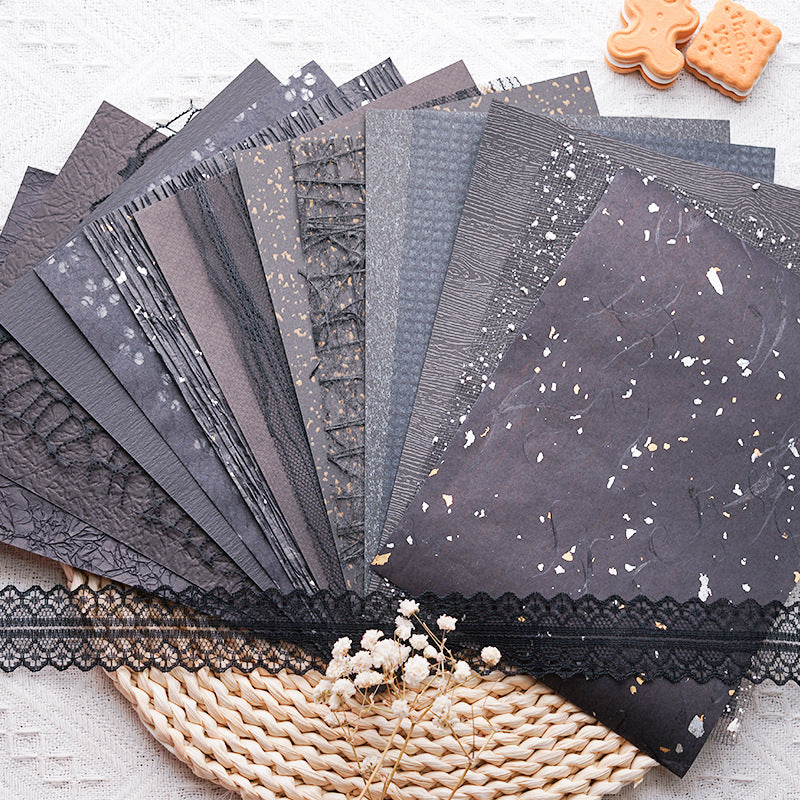 A Multi-color mesh art textured paper A5 handbook collage Kindergarten teacher Huanchuang 15 mixed - Mixbatch