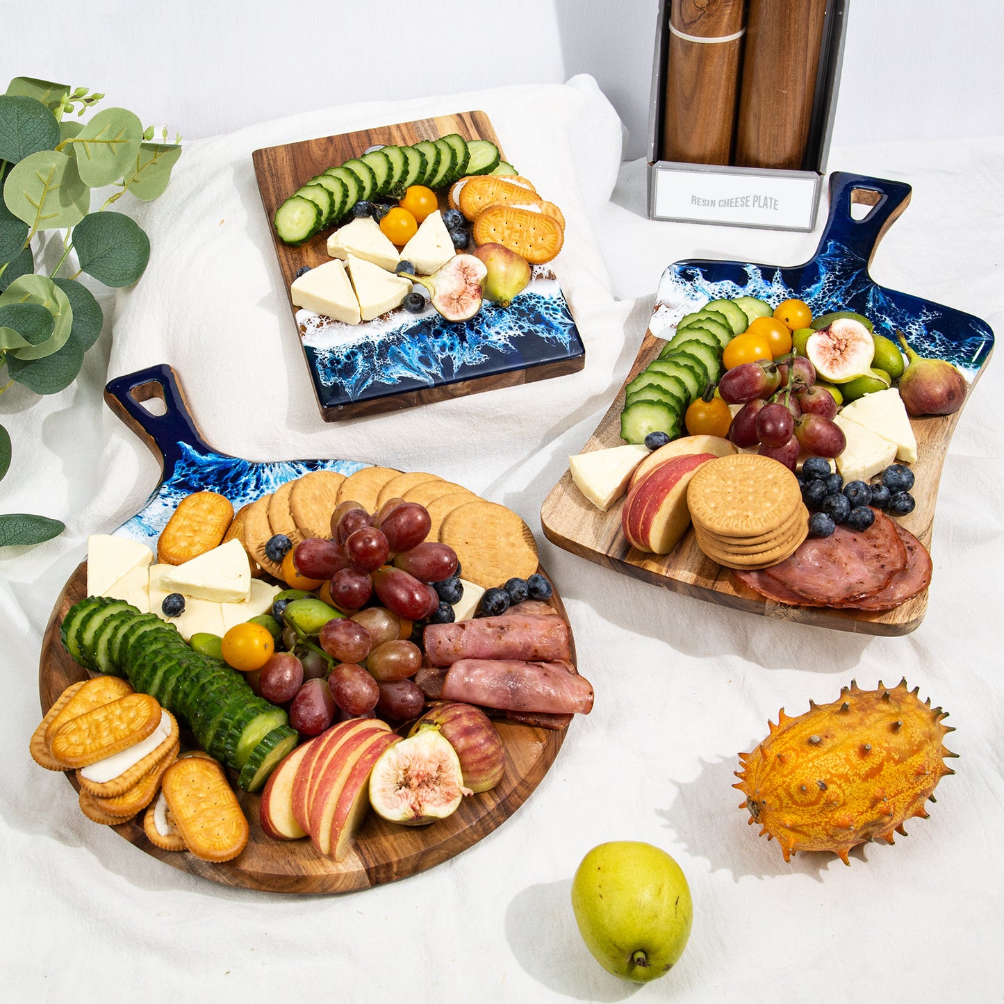 A Acacia wood cutting board cutting board whole wood steak plate fruit bread chopping board kitchen household solid wood