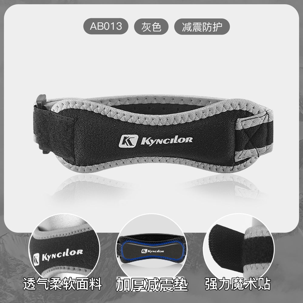 A Sports pressurized professional patella belt outdoor running fitness knee protection special sheath men shock absorption breathable protective gear women