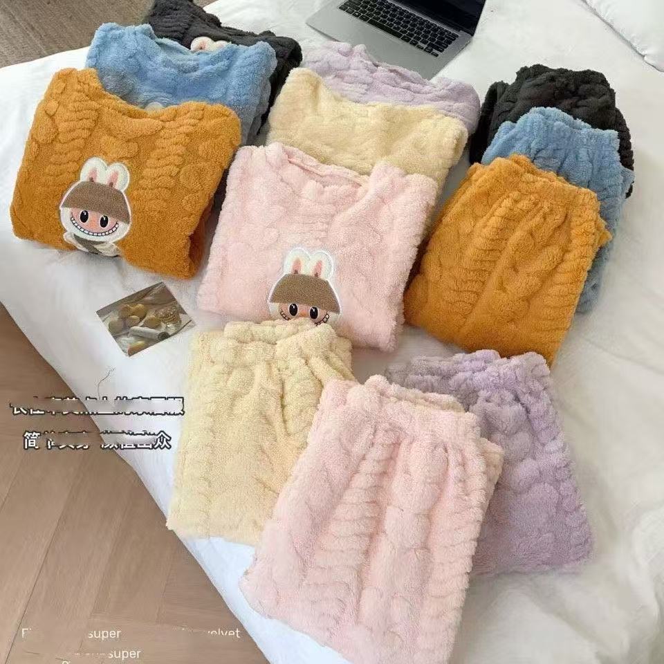 A thermal pajama set